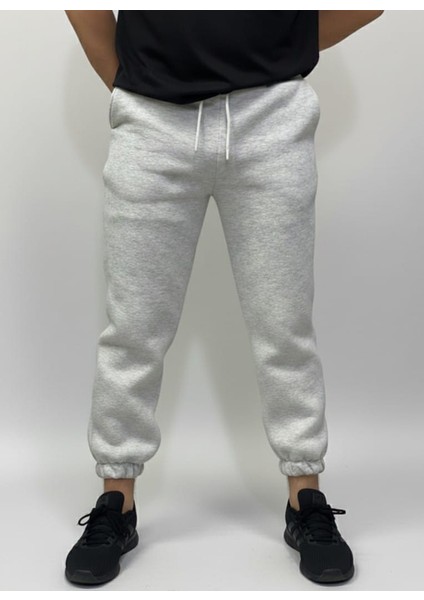 Kışlık 3 Ip Şardonlu Lastik Paça Tam Kalıp Eşofman Altı