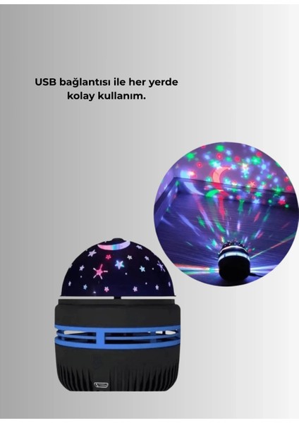 Buğz Star Master Galaxy Projektör – 360° Dönebilen Gece Lambası, Dekoratif Ambiyans Işığı fiyatları