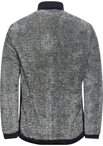 San Diago Erkek Tam Fermuarlı Çizgili Polar Kemik