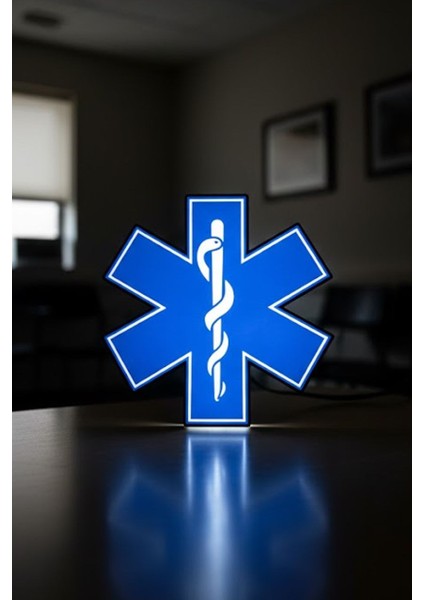 Tıbbın Yıldızı / Star Of Life Tasarımlı Dekoratif Aydınlatma fiyatları