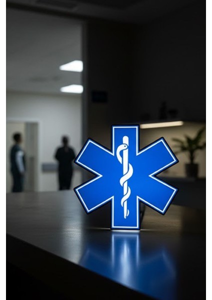 Tıbbın Yıldızı / Star Of Life Tasarımlı Dekoratif Aydınlatma modelleri