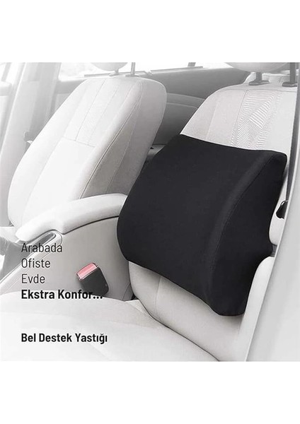 Visco Medikal Ortopedik Bel Minderi Visko Koltuk Sandalye Sırt Desteği Oto ve Çalışma