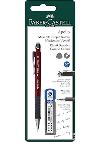 Faber-Castell Apollo Versatil Kalem 0.7mm fiyatları