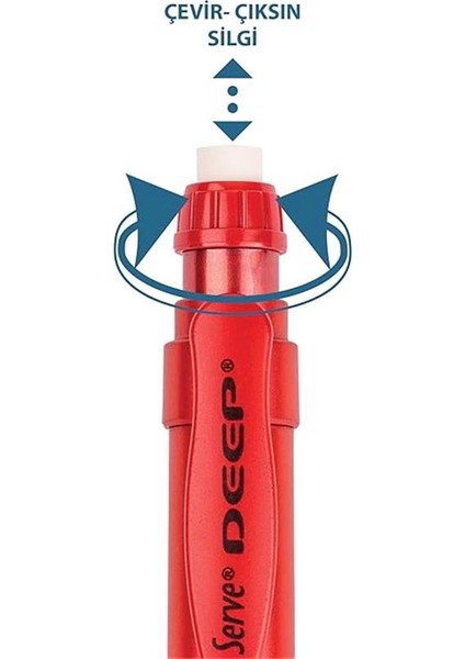 Deep Mek. Kursun Kalem 07MM Metalık Lav Kır fiyatları