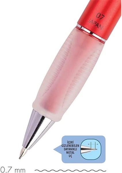 Deep Mek. Kursun Kalem 07MM Metalık Lav Kır modelleri