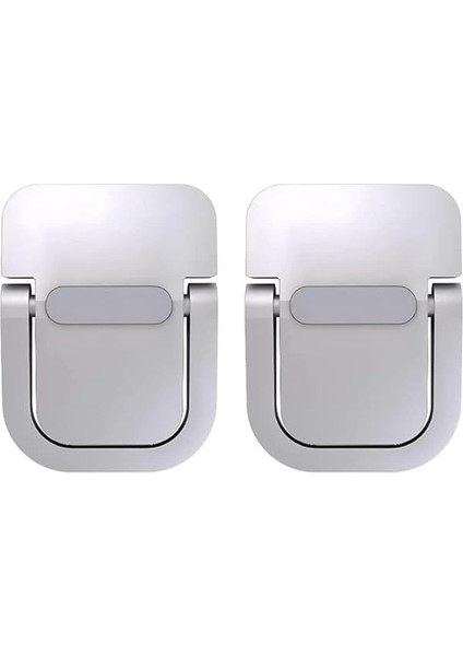 Polham Metal 2 Adet 5mm 3m Yapışkanlı Katlanabilir Ultra Mini Laptop Standı,portatif Taşınabilir
