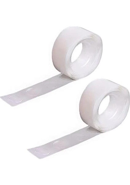 Toys - 2 Adet Çift Taraflı Yapışkan Balon Yapıştırma Bandı, Sticker Damla Modeli ve Uçan fırsatları