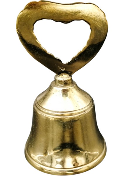 Pirinç Döküm Kalpli Tutmaçlı Yemek el Ça