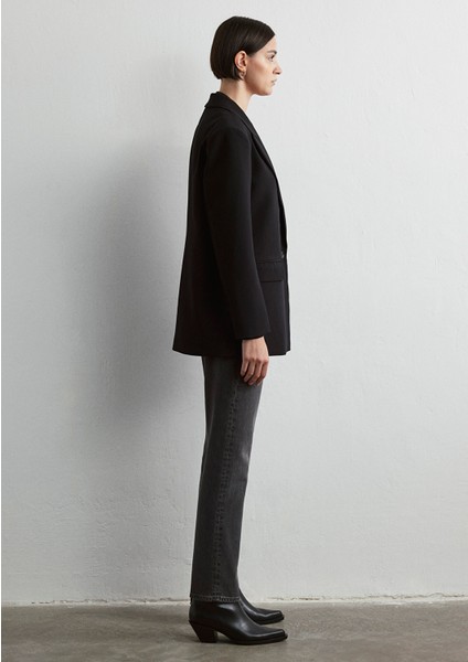 Siyah Kruvaze Blazer 1110519-900