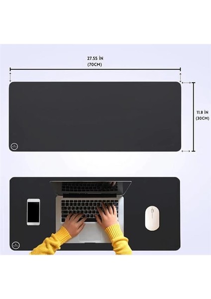 Siyah Professional Oyuncu Gaming Mouse Pad,ofis, Kaydırmaz Taban (70X30 L) fırsatları