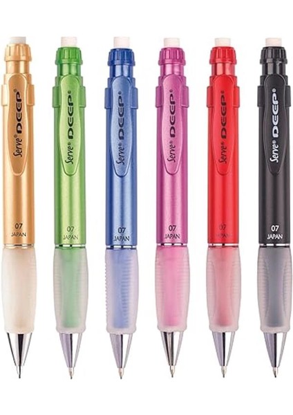 Deep Mekanik Kursun Kalem 07MM Metalik Mavi