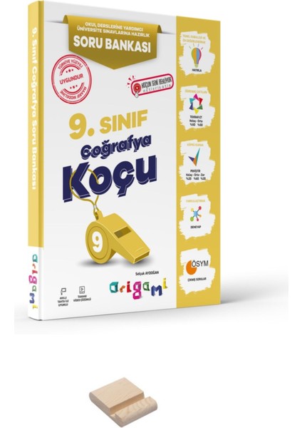 Origami 9. Sınıf Coğrafya Soru Bankası + Telefon Standı