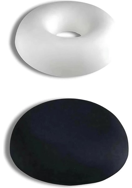 Ortopedik Oturma Simidi Basur Minderi Oturma Minderi Oturma Simidi Yastığı Pu Visco, , Siyah