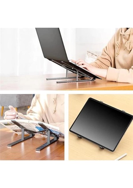 As-70 7 Kademeli Alüminyum Taşınabilir Laptop Notebook Tablet Standı Katlanabilir Portatif modelleri