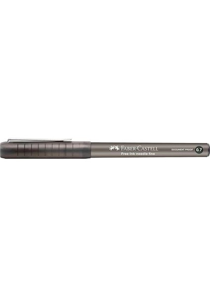 Faber-Castell Free Ink Roller Kalem, 0.7 Mm, Siyah, Silinmez Kalıcı Mürekkep, Mürekkep Göstergeli fırsatları