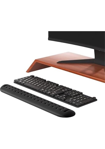 Klasse Gaming Klavye ve Mouse Bilek Destek Seti, Ergopad, Kaymaz Tabanlı, Nefes Alan Kumaş, Ağrı