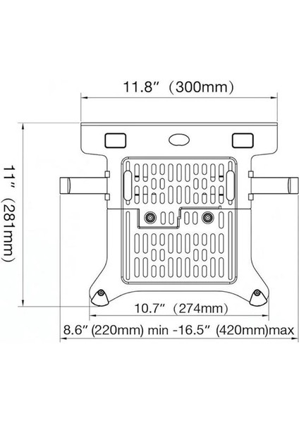 North Bayou Nb Fp-2 Nb Monitör Standları Için 10-17INCH Uyumlu Vesa Montaj Laptop Standı modelleri