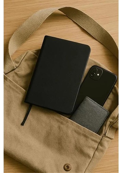 Defter, Noktalı Defter, Termo Deri Kapaklı Noktalı Defter, 128 Yaprak A5 Defter, Ofis fiyatları
