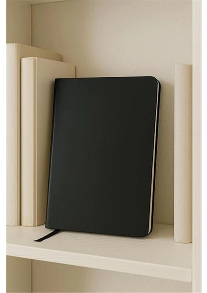 Defter, Noktalı Defter, Termo Deri Kapaklı Noktalı Defter, 128 Yaprak A5 Defter, Ofis