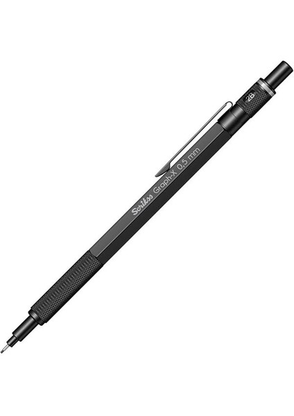 Office Graphx Mekanik Kurşun Kalem Mat Siyah 0.5 mm