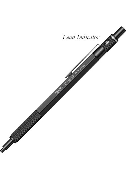 Office Graphx Mekanik Kurşun Kalem Mat Siyah 0.5 mm modelleri