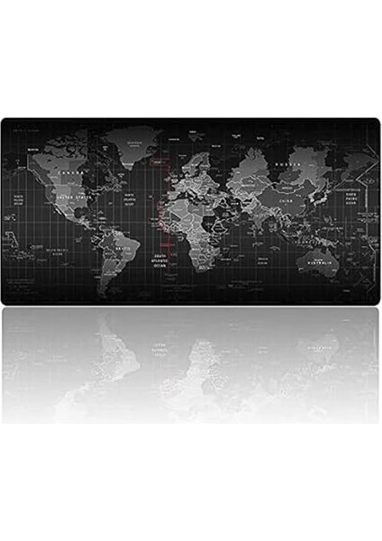 World Map Dünya Haritası Oyuncu Gaming Mouse Pad 90X40 Kaymaz Kauçuk Taban modelleri
