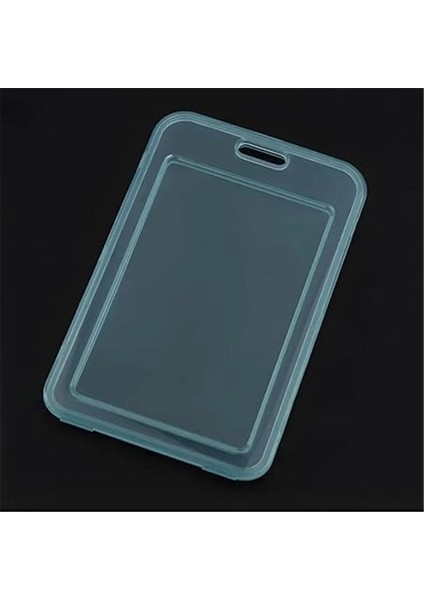 Premium Kart Kılıfı Şeffaf Dikey Yaka Kartı Kart Koruyucu fırsatları