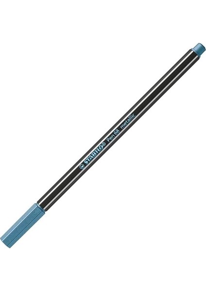 Pen 68 Metalık Mavı