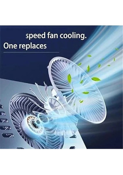 Soğutuculu Notebook ve Laptop Stand Yüksekliği Ayarlanabilir Fanlı Tutucu 10-17 Inç