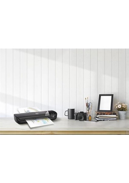 Inspire+ A4 Evde Kullanım Laminatör, A4 Torbalar ve Daha Küçük, 1 Yıl Garanti, Siyah, 440207