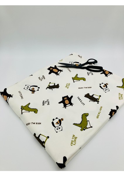 Baskılı Süprem Compact Penye Kumaş – 185 Gramaj, Nefes Alabilir ve Esnek Yapısıyla Tişört, Elbise ve Çocuk Giyimde Ideal