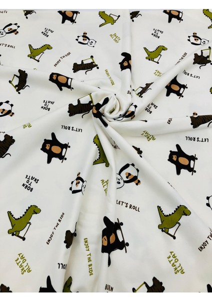 Baskılı Süprem Compact Penye Kumaş – 185 Gramaj, Nefes Alabilir ve Esnek Yapısıyla Tişört, Elbise ve Çocuk Giyimde Ideal modelleri