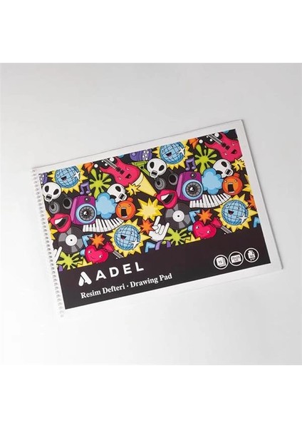 4’lü Boyama Seti + Resim Defteri 25X35, 12 Renk, Keçeli Kalem, Kuru,pastel ve Sulu Boya, Fırça fiyatları