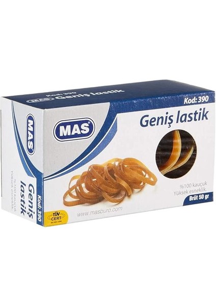 Geniş Paket Lastik, 50 gr