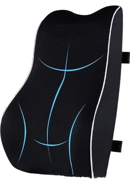 Yeni Nesil Visco Bel Yastığı Sırt Minderi Ortopedik Bel Minderi Ortopedik Sırt YASTIĞI%100 Visco