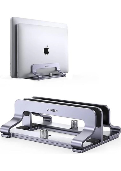 Masa Için Dikey Dizüstü Bilgisayar Standı Çift Yuvalı Dizüstü Bilgisayar Standı Tutucu