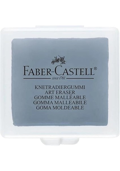 Faber-Castell Yoğurulabilir Sanat Silgisi Gri, Yumuşak Düzeltmeler Için Ergonomik Şekilli Kaliteli fiyatları