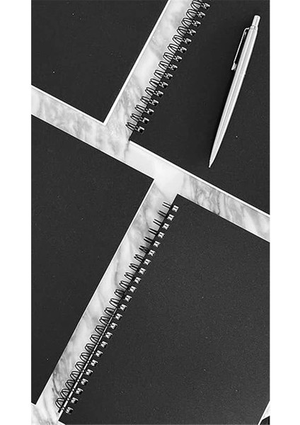 Spiralli Defter, Siyah Kapaklı, A5 Boyutunda (15X21 Cm), 100 Yaprak(Çizgisiz) indirimleri