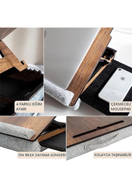 - LS051 Minderli Eğim Ayarlanabilir Mousepadli Laptop Sehpası fırsatları