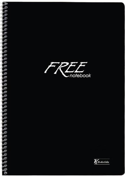 A4 Kareli 120 Yp. Pp Kapak Spiralli Free Okul Defteri