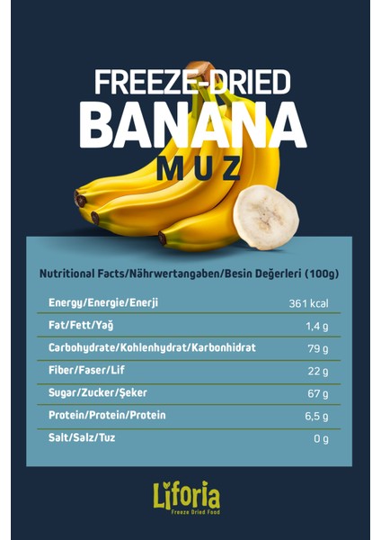 2’li Dondurularak Kurutulmuş Kuru Meyve - Sağlıklı Atıştırmalık - Kavun Kurusu ve Muz Kurusu Freeze Dried