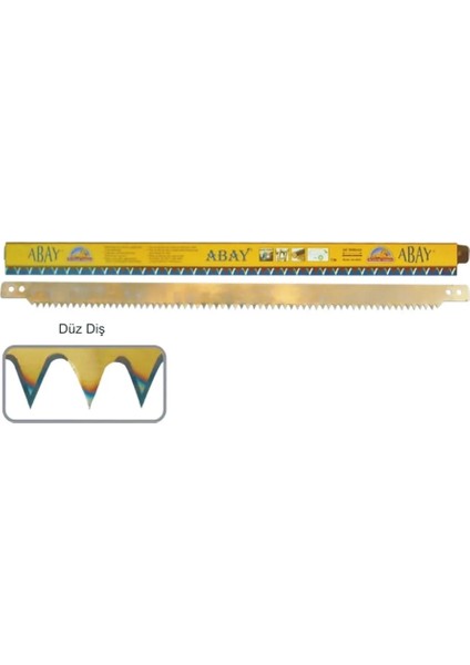 Geniş Kolastar Testere Ağzı - Düz Diş 76 cm ( Lisinya )