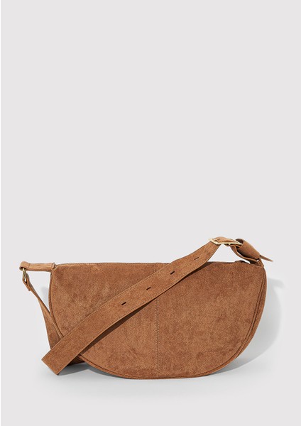 Suni Süet Kahverengi Çapraz Çanta 1912622-70280
