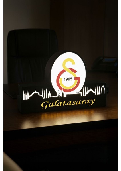 Galatasaray Tasarımlı Dekoratif Aydınlatma Gece Lambası fiyatları
