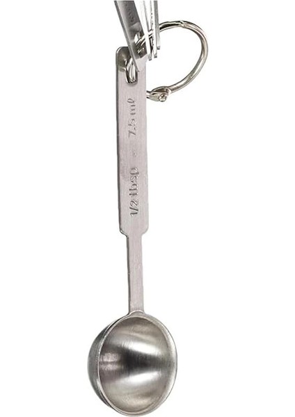 Epinox Ölçü Kaşığı Seti 5'li Paslanmaz Çelik Ölçüm Kaşığı Seti, Çok Renkli fırsatları