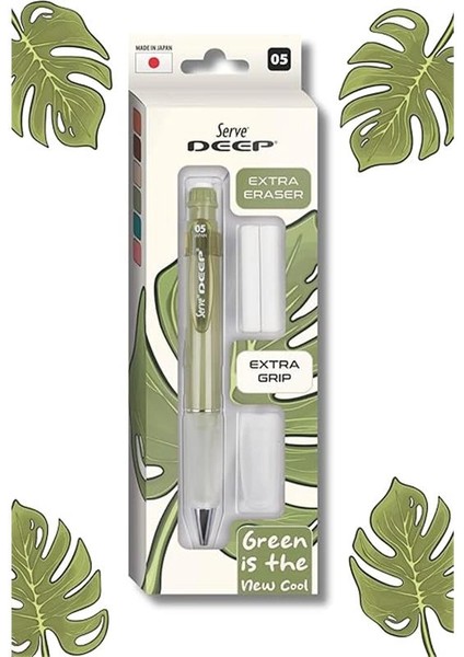 Deep Klm & Grıp & Sılgı Yedeklı Set 05MM Yaprak Yesılı