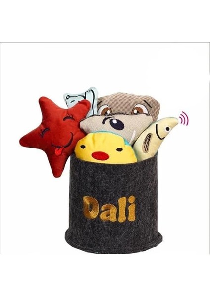 Kediler Için Yumuşak Peluş ve Kumaş Oyuncaklar, Set Halinde Içerisinde Ses ve Kedi Naneli, Stres