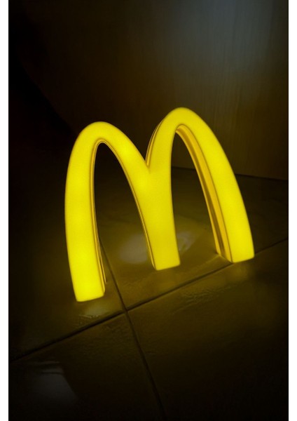 Mc Donald's Tasarımlı Dekoratif Aydınlatma