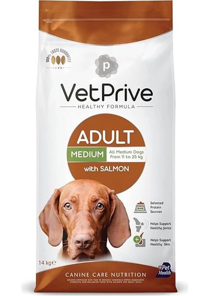 Prive Dog Adult Medium With Salmon 14 kg