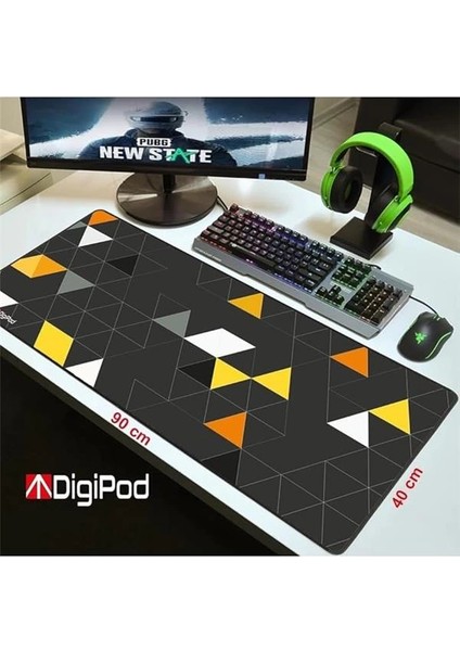 Digipod Gaming Mouse Pad Oyuncu Mouse Pad 90X40 Xxl Büyük Oyuncu Mousepad Kaymaz Taban 4mm Speed fırsatları